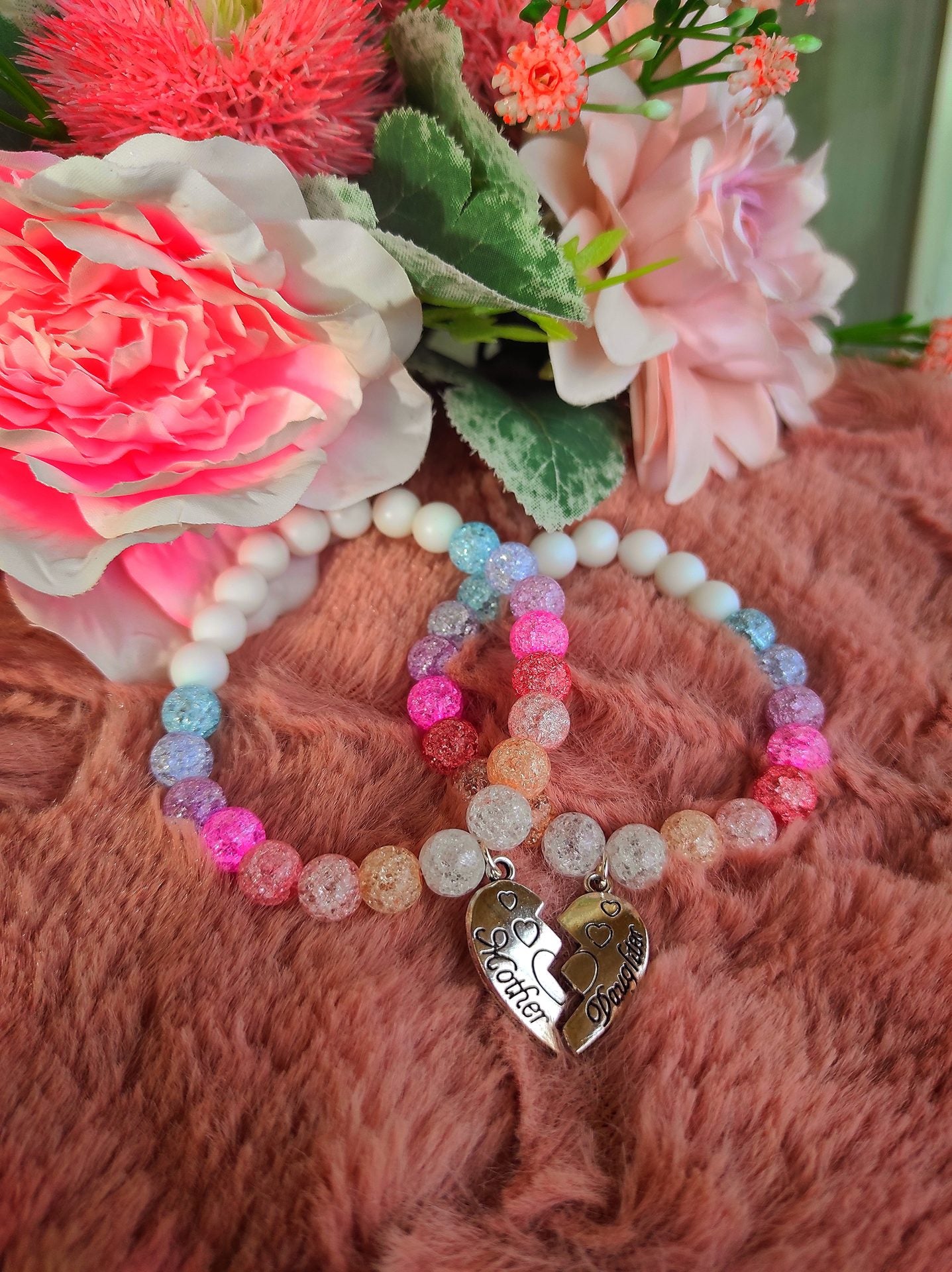 Anya lánya hegyikristály karkötő